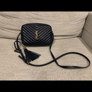 100% Auth YSL Lou Matelassé Leather Camera Bag